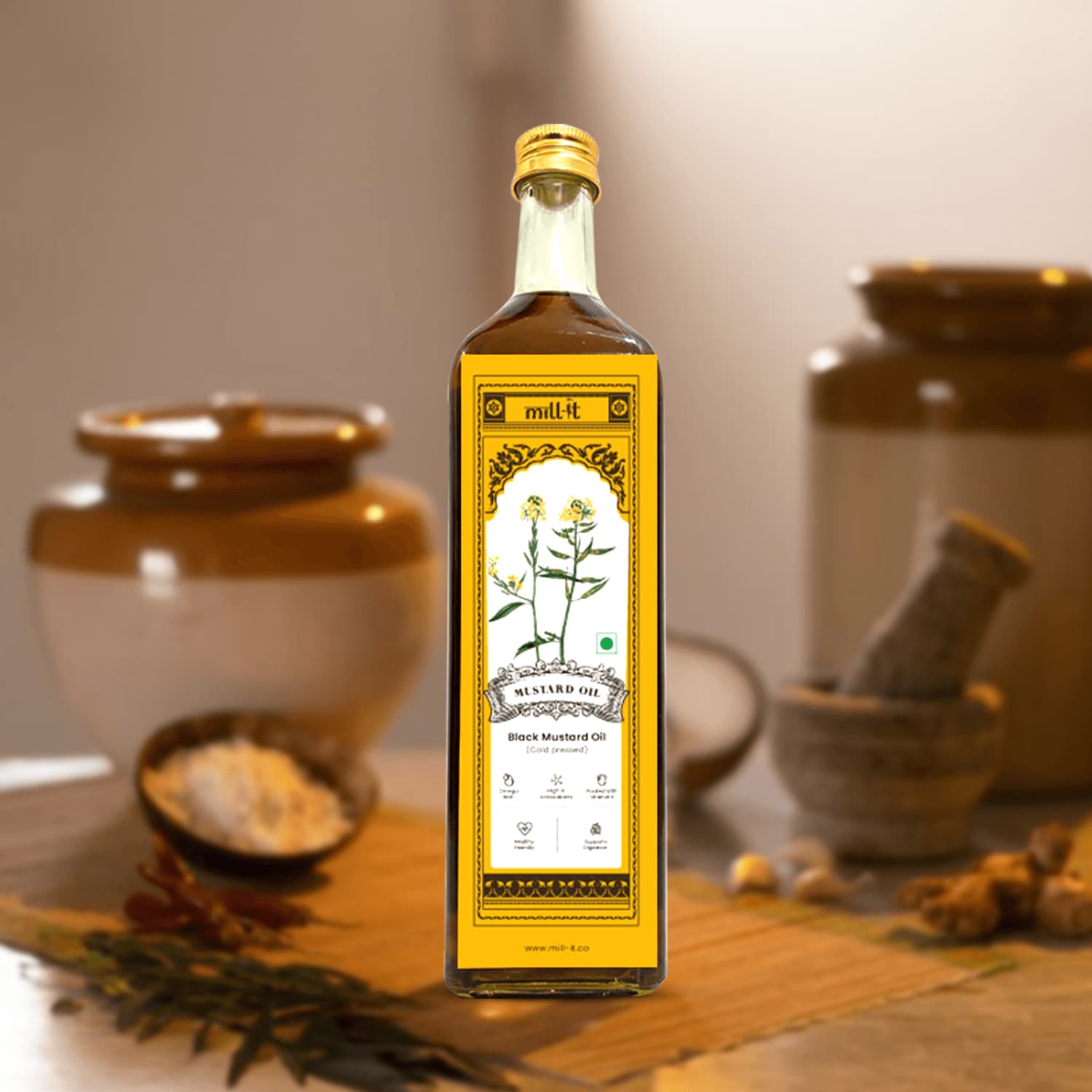 Black Mustard Cooking Oil