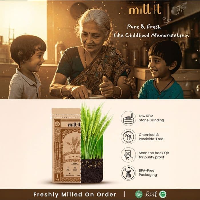 Fresh from the chakki to your kitchen.